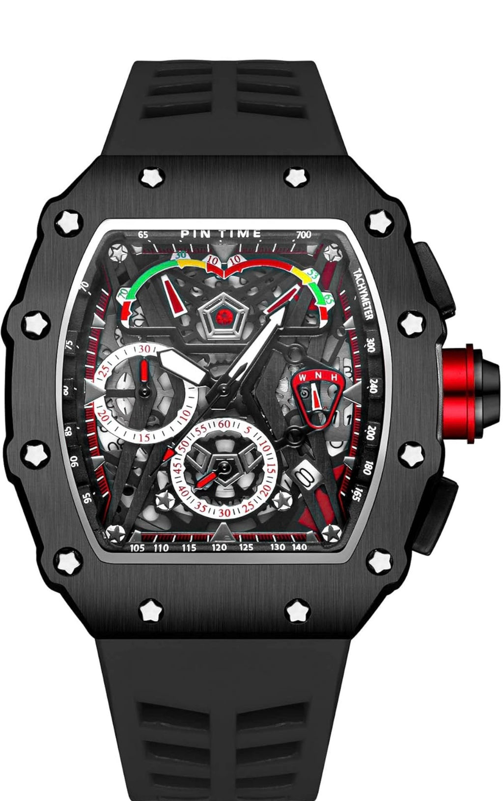 Pin Time PT-512 Luxury Skeleton Watch
