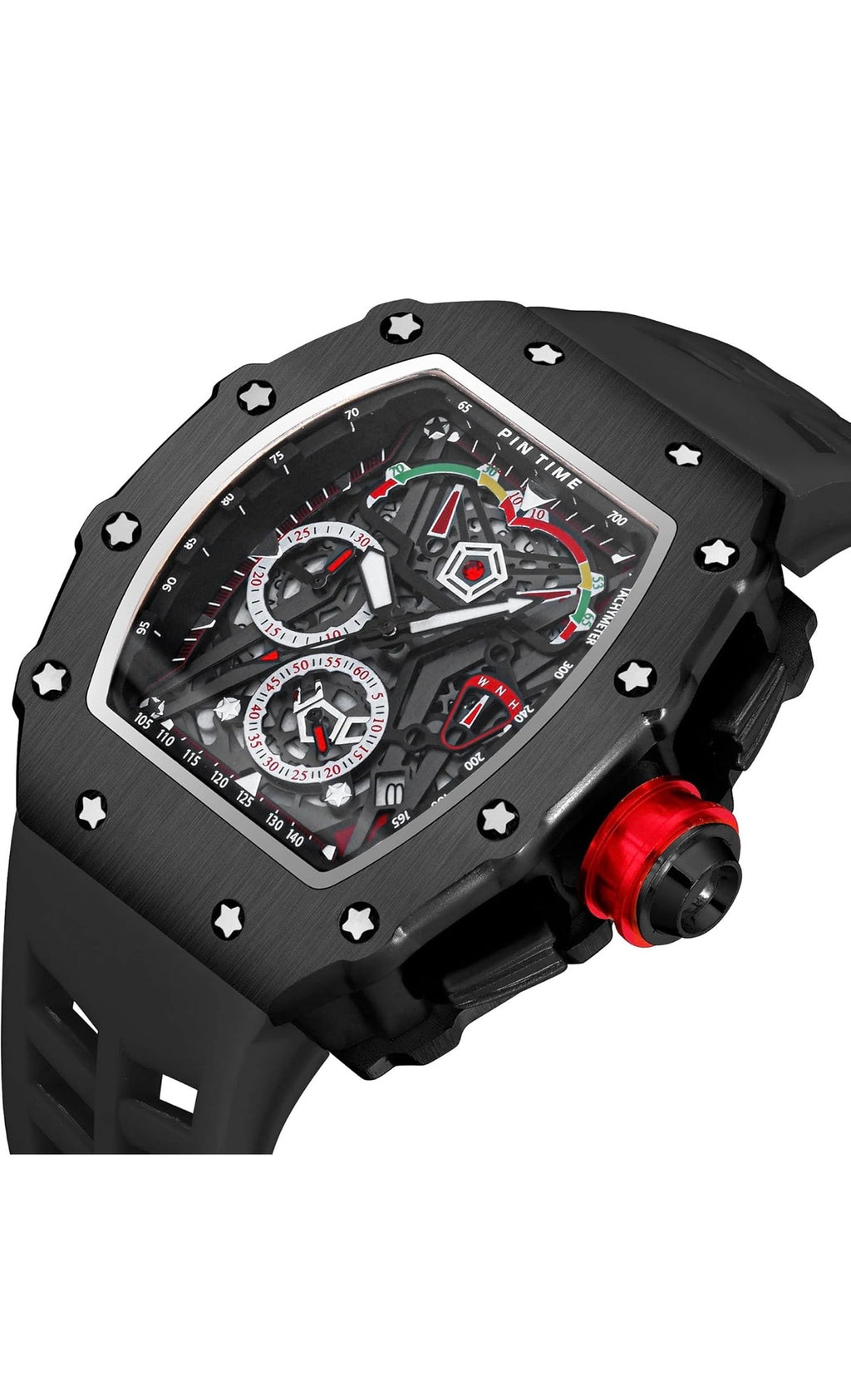 Pin Time PT-512 Luxury Skeleton Watch