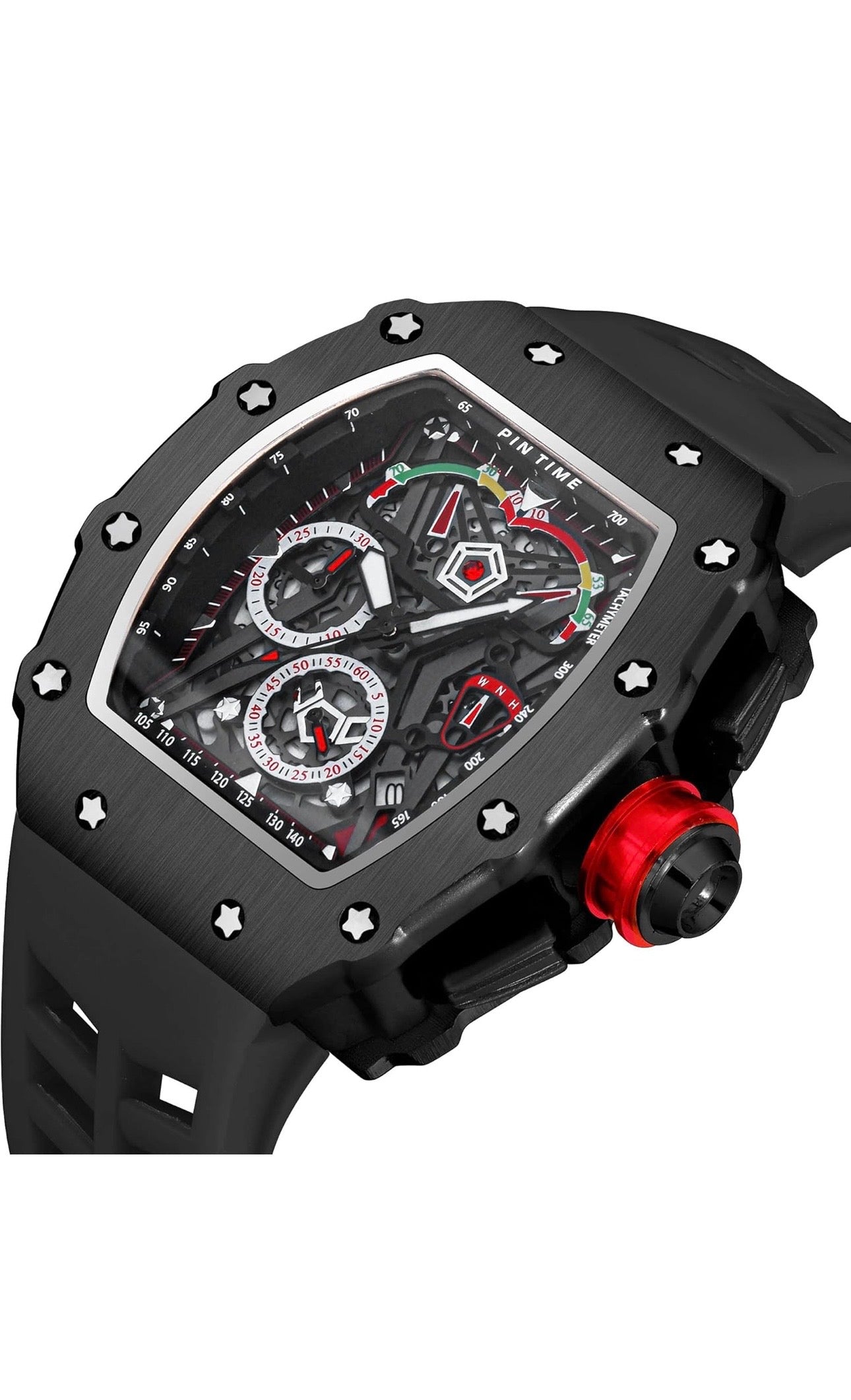 Pin Time PT-512 Luxury Skeleton Watch